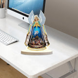 Diamond Art Kits Christmas Angel Nativity Scene – DIY Tabletop Diamond Painting Decoration with Holy Family, Desktop Ornament for Adults, Special Gem Mosaic Craft Kit, Religious Holiday Home Decor antor