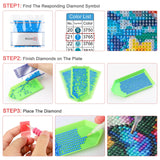 Lxmsja Seashells Diamond Art Kits for Adults, Beach Diamond Painting Kits for Beginners, 5D DIY Full Drill Gem Art Crafts for Adults, Home Wall Decor 12x16 inch Lxmsja