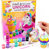 Just My Style Paint Your Own Scented Unicorn Figurines – Paint Your Own Waterless Ceramic Diffuser – Paintable Scented Unicorn Figurines – Customize with Pearlized Paints, Glitter & Sweet Scents Just My Style