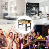 GYMAX Multi Game Table, 10 in 1 Combo Game Table w/Foosball Table, Hockey, Pool Table, Ping Pong, Shuffleboard, Bowling & 4 Board Games, Game Tables for Game Room, Home, Family GYMAX