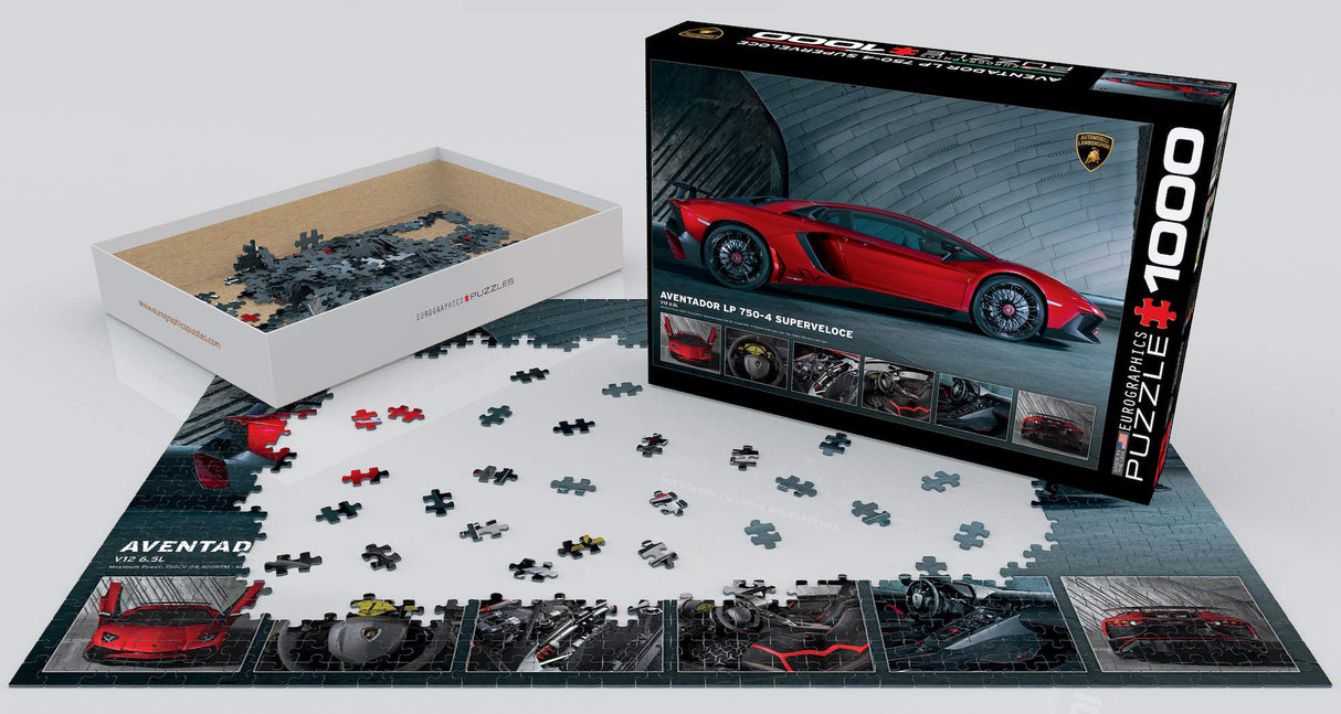 EuroGraphics Lamborghini Aventador 750 4 SV Puzzle (1000 Piece) EuroGraphics