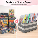 Umriox Zipper Pouch, 16.9x12.4 in (12 Colors, 12 Packs), Extra Large Zipper Bags, Waterproof Zipper Pouches for Office Supplies, Puzzles, Board Game Storage & Cross Stitch Projects Umriox