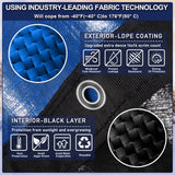 【New Upgrade】 Winter Pool Cover 18 ft Round for Above Ground Pools, Extra Thick Durable Above Ground Swimming Pool Protection Cover, Encryption Grommets,Cold and UV Resistant with Premium Winch,Cable WLLEYAY