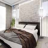 PARTPHONER Floor Lamp for Living Room, Modern Standing Lamps with Lampshade, Minimalist Tall Lamp with Foot Switch for Living Room, Bedroom, Kids Room, Office(Bulb Not Included) PARTPHONER