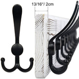 SKOLOO Rustic Wall Mounted Coat Rack: Pine Real Wood Plank Wall Coat Rack with 5 Triple Hooks, Farmhouse Coat Hanger Wall Mount for Hanging Backpack Jacket Coat Hat,Pack of 2 SKOLOO