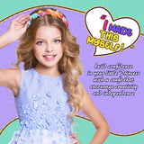 Unicorn Hair Accessories for Girls,Headband Making Kit Arts and Crafts for Kids Ages 4-6 6-8 8-12,Girls Toys Unicorn Gifts for 4 5 6 7 8 9 Year Old Girl Birthday Gifts Toyjolka