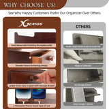 Gifts for Men Dad Women from Daughter Son Wife Wood Phone Docking Station with Drawer Nightstand Organizer for Men Dad Birthday Gifts for Him from Wife for Men Xgunion