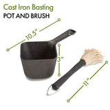Cuisinart CBP-300 Cast Iron Basting Pot and Brush Cuisinart