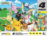 Buffalo Games - Pokémon - Play Time - Four 12-48 Piece Puzzle Board Preschool Tray Puzzles - Finished Puzzle Sizes are 14 x 10.75in Buffalo Games