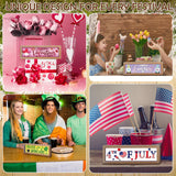 Barydat Interchangeable Season Sign Interchangeable Welcome Wood Sign for Table Decorative Seasonal Sign Decor with a Wooden Frame Wreaths for Fall Thanksgiving Halloween Autumn Decor Barydat