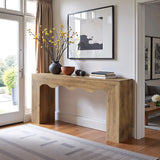 Tribesigns 63" Farmhouse Console Table, Wooden Couch Table Behind Sofa with Storage, Long Entryway Sofa Station, Narrow Console Stand with Base, Hallway Stand for Entryway, Living Room Tribesigns