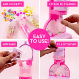 Horizon Group USA Barbie Sweet Shop Lip Gloss Making Kit, Makes 12 Barbie Accessories, Barbie Lip Glosses & Keychains, Arts and Crafts kit for Kids Ages 6+, Gifts for 6 Year Old Girl Barbie