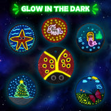 Crincy Kids Wooden Painting Kit, Glow in The Dark Paint Kit, Arts and Crafts Birthday Party Gifts for Kids Ages 8-12, Creative Art & Craft Activity Kits Toys for Boys Girls 6 7 8 9 10 12 Year Old Crincy