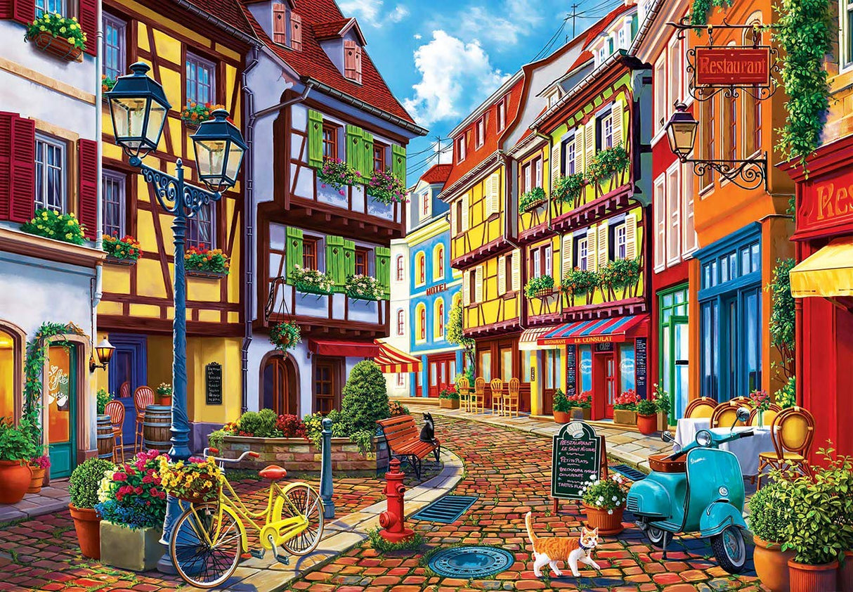 Anatolian Puzzle - Cobblestone Alley, 500 Piece Jigsaw Puzzle, #3614 Anatolian