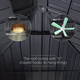 PURPLE LEAF 12' X 12' Permanent Hardtop Gazebo Aluminum Gazebo with Galvanized Steel Double Roof for Patio Lawn and Garden, Curtains and Netting Included, Grey PURPLE LEAF