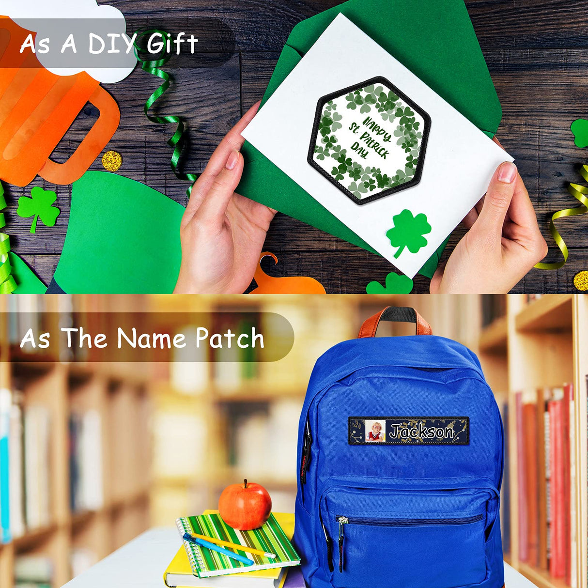 50 Pieces Sublimation Patch Fabric Iron-on Blank Patches Fabric Repair Sublimation Blank Patch Heat Transfer Blank Patch for Hats Clothes Uniforms Jeans Backpacks Dog Vest (Black, Classic Series) Waydress