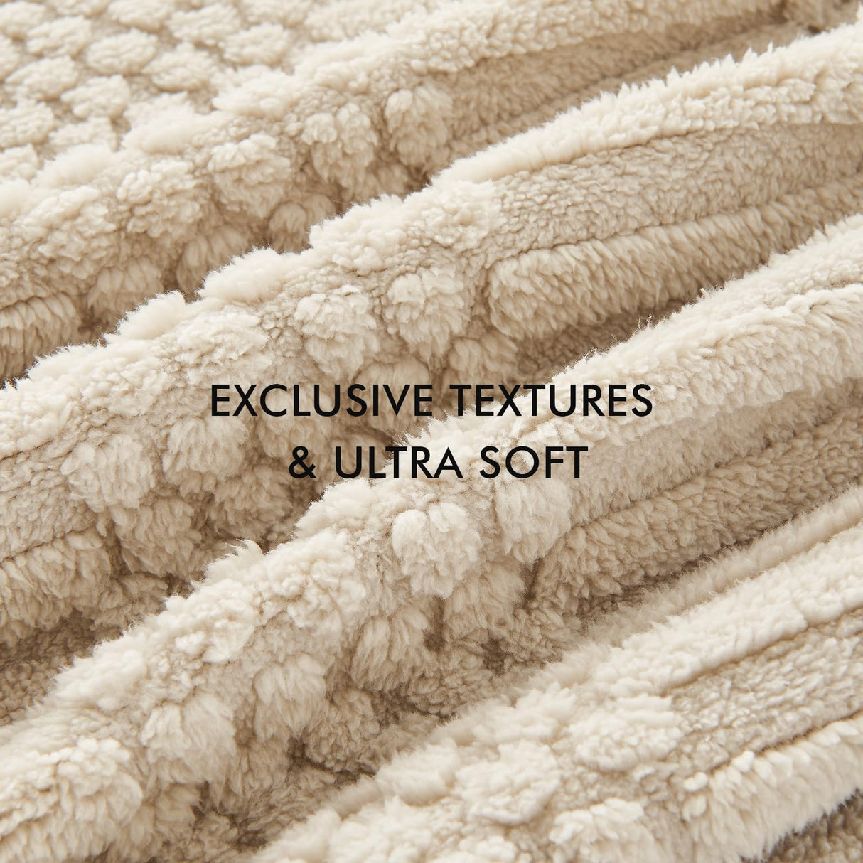 lifein Throw Blanket for Couch-Soft Boho Bed Throw Blanket,Beige Fleece Cute Tan Fluffy Lightweight Cozy Blanket for Spring(50x60,Khaki) lifein