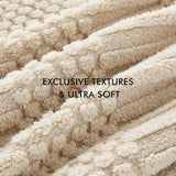 lifein Throw Blanket for Couch-Soft Boho Bed Throw Blanket,Beige Fleece Cute Tan Fluffy Lightweight Cozy Blanket for Spring(50x60,Khaki) lifein