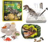 Dinosaur Fossil Digging Kit for Kids, Eggs Excavation Dig Kit, Toys for Kids 5-7 8-12, Great Birthday for Boys and Girls 10Leccion