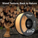 Creality Wood PLA Filament, 3D Printing PLA Filament 1.75mm, Dimensional Accuracy +/- 0.03mm, Warp-Free and Clog-Free, 1KG Spool (2.2 lbs), Fit for 99% 3D Printers Creality