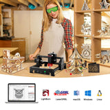 ACMER S1 Laser Engraver Mini Machine for Crafting Beginner-Friendly Wood Laser Engraving for DIY Jewelry Wood Glass Leather, Engraving Area 5.1"x5.1" (2.5W) ACMER