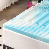 Best Price Mattress 3 Inch 5-Zone Swirl Gel Aerobreeze Foam Mattress Topper, CertiPUR-US Certified, Dorm Essentials, Full Best Price Mattress