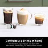 Ninja Espresso & Coffee Maker & Barista System, 3 Espresso Brew Styles, Single-Serve Coffee & Nespresso Capsule Compatible, Built-in Frother, Espresso, Cappuccino & Latte Maker, Black, CFN601 Ninja