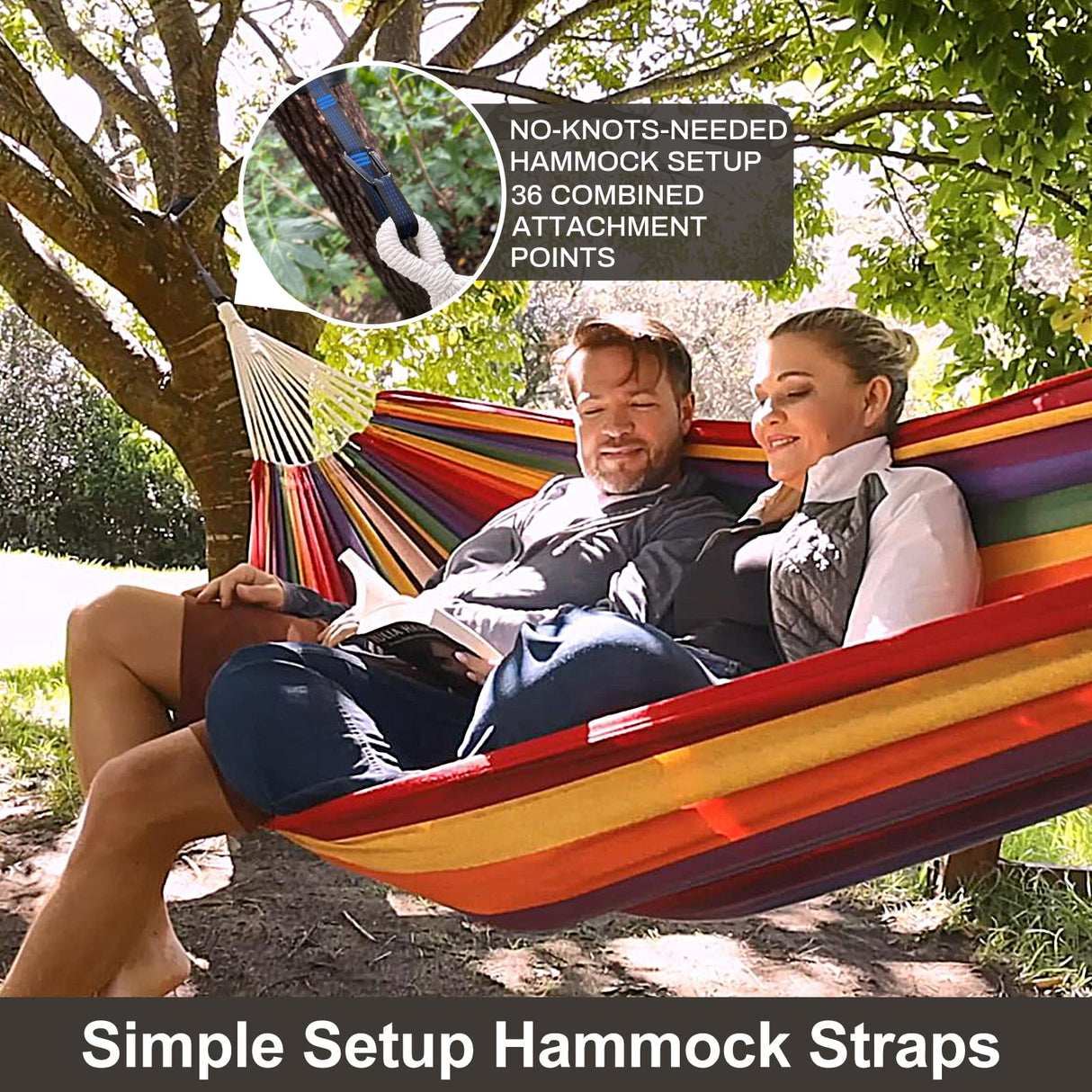 CHULIM Brazilian Double Hammock with Tree Straps,Extra Large 240x160cm,2 Persons Hammock for Backyard Patio Outdoor and Indoor,450lbs Weight Capacity,Soft Woven Cotton Fabric CHULIM