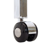 Sew Ready Hobby and Cutting Table - 58.75" W x 36.5" D White Arts and Crafts Table with 2 Mesh Storage Drawers, Silver/White Sew Ready