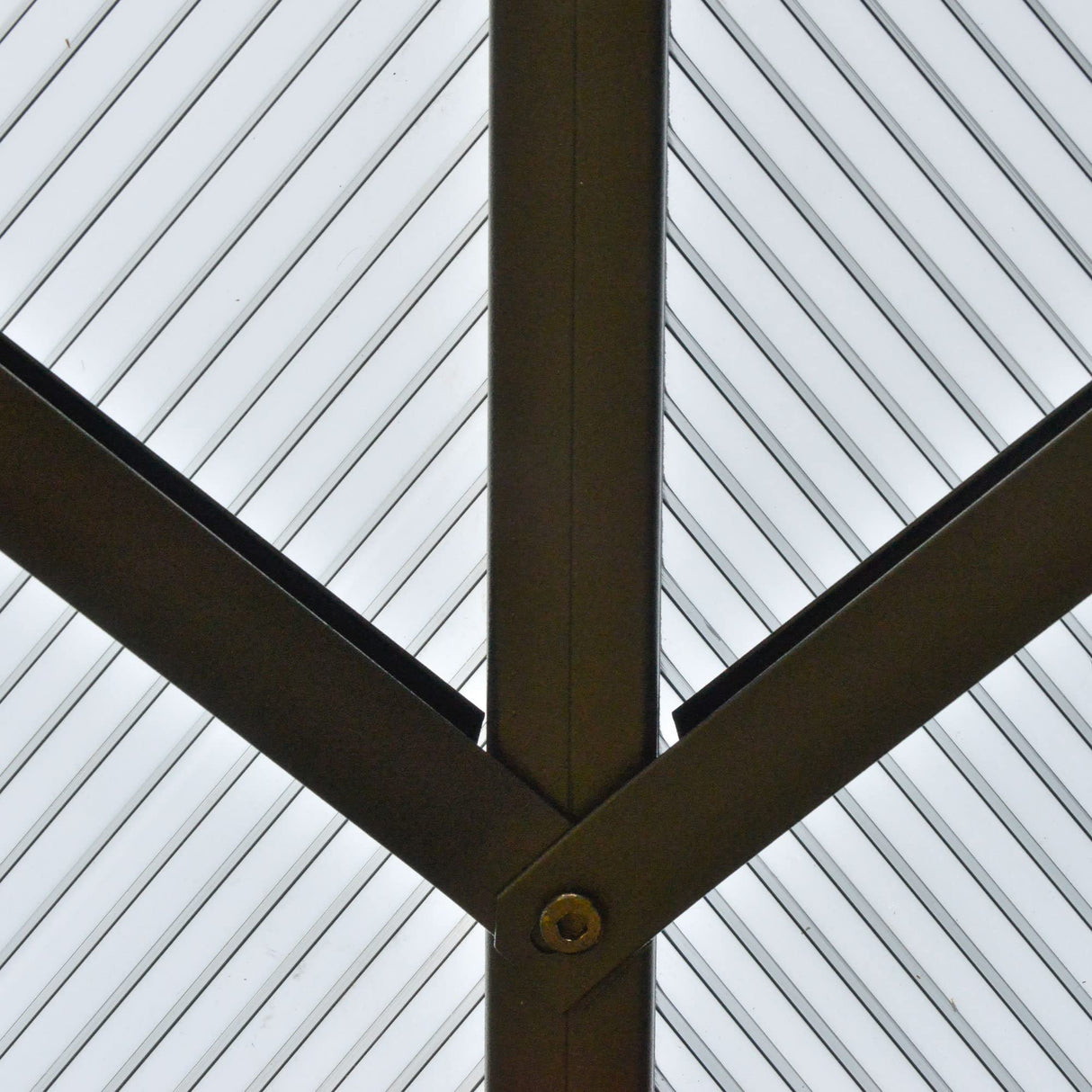 Outsunny 10' x 10' Hardtop Gazebo Canopy with Polycarbonate Roof, Aluminum Frame, Permanent Pavilion Outdoor Gazebo with Netting, for Patio, Garden, Backyard, Deck, Lawn, Black Outsunny