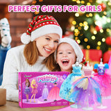 Sunrad 1500+ PCS Fashion Designer Kits for Girls with 6 Mannequins, DIY Arts & Crafts Sewing Kit for Kids Doll Clothes Making Toys, Birthday Gifts for Girls Age 6 7 8 9 10 11 12+ Sunrad
