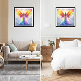 NEWENMO Diamonds Painting Kits for Adults Beginner, DIY 5D Rainbow Angel Diamond Art Paint with Round Diamonds, Full Drill Gem Art Angel Diamonds Art Painting for Home Wall Decor 12x12 Inch NEWENMO