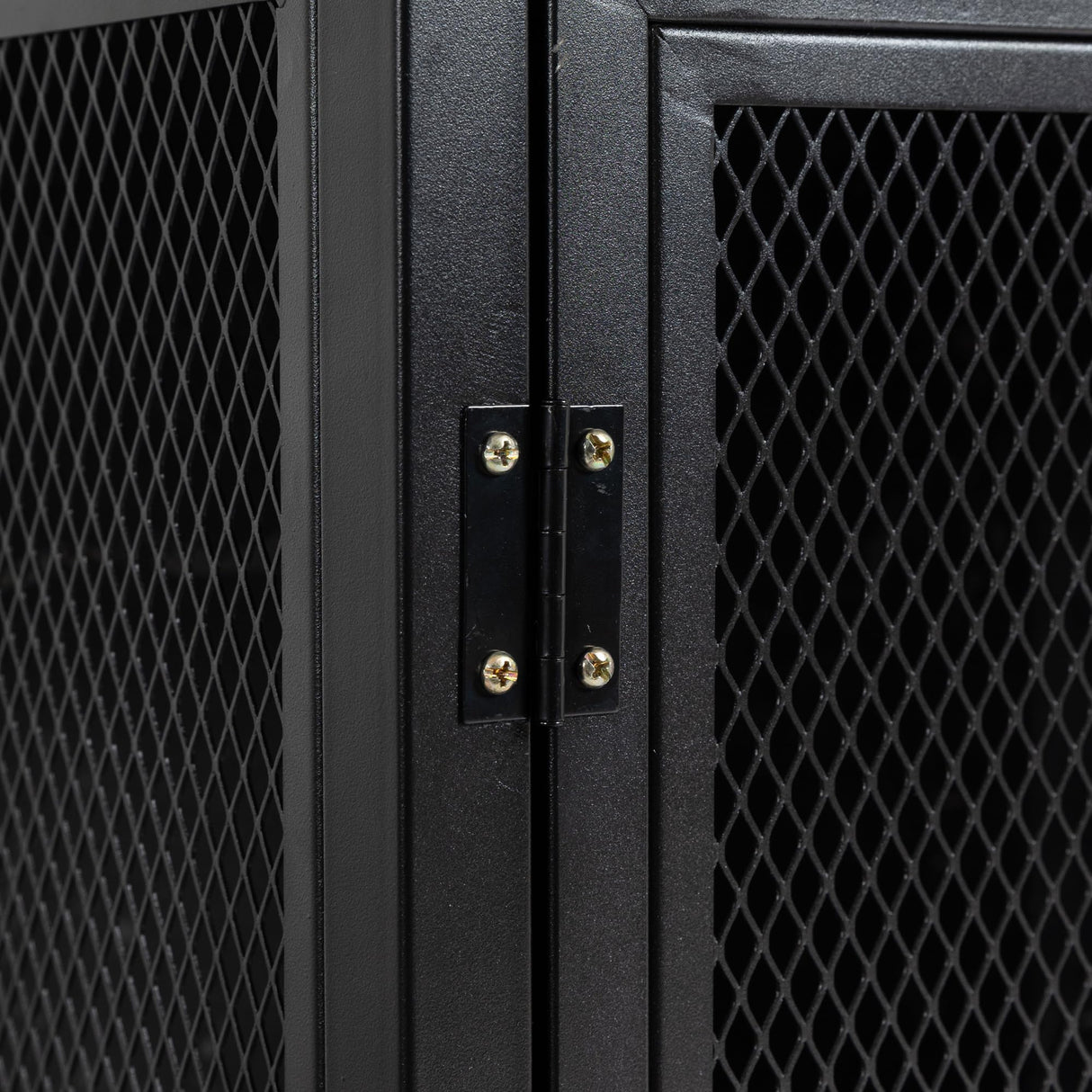 TopCity LED Industrial Wine Bar Cabinet Coffee Buffet Sideboard with Storage for Liquor and Glasses Wood Metal Sideboard with Wine Racks for Home Kitchen Dining (Gray, 43.31"*13.78"*32.87") TopCity