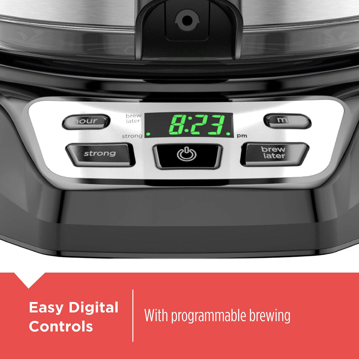 BLACK+DECKER 12-Cup* Programmable Coffeemaker, Black, CM1070B-3 BLACK+DECKER