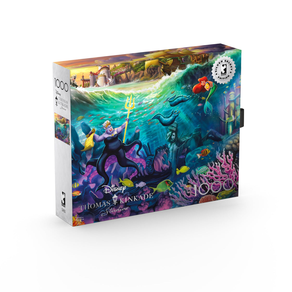 Buffalo Games - Silver Select - Thomas Kinkade - Disney Ursula - 1000 Piece Jigsaw Puzzle for Adults -Challenging Puzzle Perfect for Game Nights - Finished Size is 26.75 x 19.75 Buffalo Games