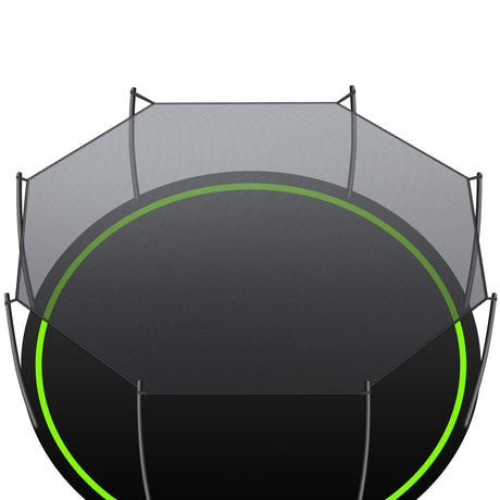 SATINIOR Outdoor Trampoline Tent Cover Regular Octagon Trampoline Canopy Awning Frameless Shade Cover for Sun Protection Accessories(14 ft) SATINIOR