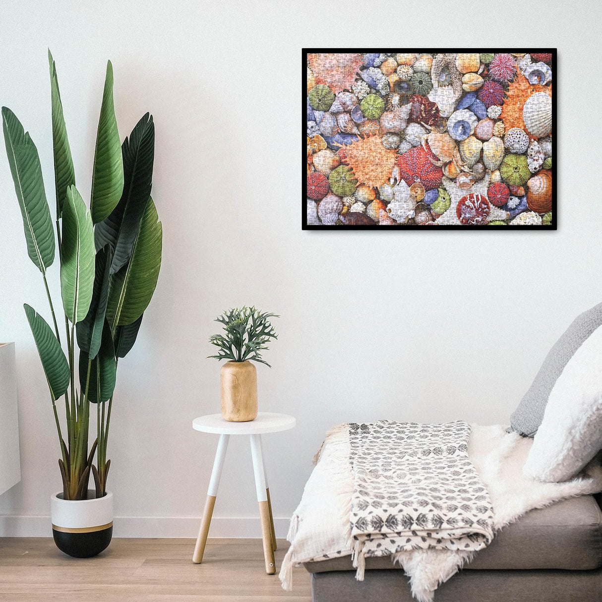Colorful Seashell Puzzle for Adult 1000 Piece, Ocean Beach Puzzle 1000 Pieces for Adult, Marine Jigsaw Puzzles Hawaii 1000 Piece for Adult BBOLDIN