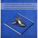 Printers Label,5Pcs Printer Sticker Tape 3D Printer Parts Pressure Sensitive Paper Adhesive Sticker Tape for 3D Printer Hot Bed 3D Printer Bed(210 X 200mm) Yosoo