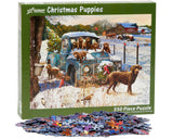 Christmas Puppies Jigsaw Puzzle 550 Piece by Vermont Christmas Company Vermont Christmas Company