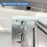 RITSU Outdoor Metal Storage Shed 20x10FT, Shed Backyard Utility Large Storage Shed with 2 Doors and 4 Vents, Metal Car Canopy Shelter for Car, Truck,Bike, Garbage Can, Tool, Lawnmower RITSU