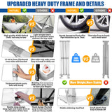 HOTEEL 10x15 Pop up Canopy Tent for Parties, Heavy Duty Easy Setup Tent Without Sidewalls, Outdoor Commercial Instant Gazebo for Wedding Event, with Roller Bag & Sand Bags, White(Hexagonal Frame) Hoteel