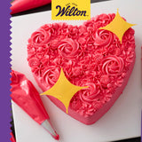 Wilton Decorator Preferred Heart Shaped Cake Pan, 8-In. Baking Pan for Lovely Cakes, Aluminum Wilton