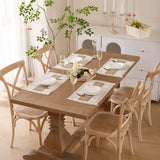 Tosleo Boho Placemats Set of 4 Macrame Table Decor with Fringe Farmhouse Woven Placemats in Natural Burlap for Kitchen and Dining Table Centerpiece Home Decorations,Khaki Tosleo