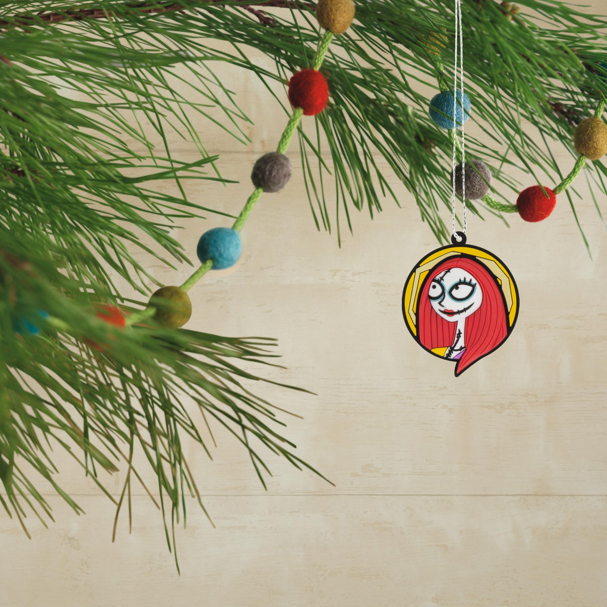 Hallmark Disney Tim Burton's Nightmare Before Christmas 5" Miniature Christmas Tree Topper and Mini Ornaments, Set of 5, Shatterproof Hallmark