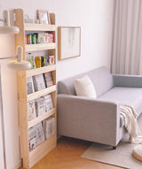 Heehee Solid Wood Bookshelf Bookcase Book Shelf Organizer for Books, Toy Storage Bookshelf Rack Wall for Kids and Adults (Width 23.6in (60CM)) Heehee