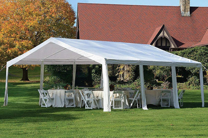 Quictent Premium 20x20 Party Tent Heavy Duty Outdoor Gazebo White Event Shelter Wedding Canopy Tent for Parties Carport BBQ with Removable Sidewall Windows & Storage Bags