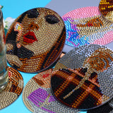 8 PCS Singer Diamond Art Coasters Kits, Pop Star Diamond Painting Coasters with Holder Set of 8, DIY Drink Coasters Art Crafts Supplies for Adults Cup Mat for Home Decor House Warming Gifts Non-Slip YSUNETER