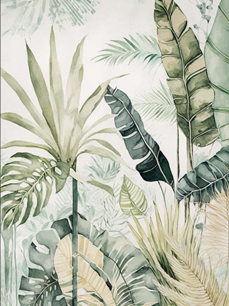 Kaliosy 5D Diamond Art Kits for Adults Plantain Leaf Grass by Number Kits, Diamond Painting Art Plants DIY Full Drill Crystal Craft Cross Stitch Embroidery Decoration (12x16 inch) 30x40 cm Kaliosy