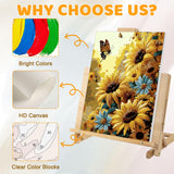 EMIEAUFG Creative Paint by Number Kit for Adults,Sunflower DIY Paint by Numbers Set for Home Decor and Gifting - 12x16 Inch EMIEAUFG