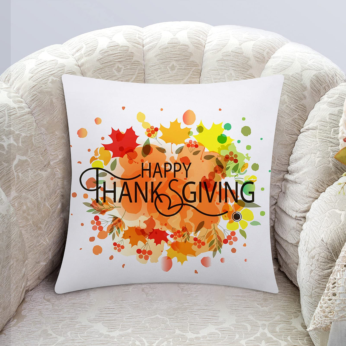 Aneco 24 Pack Sublimation Pillow Cases White Cushion Covers Blanks Pillow Covers Heat Transfer Pillow Covers Polyester Peach Skin Throw Pillow Covers (15.7 x 15.7 inches) Aneco